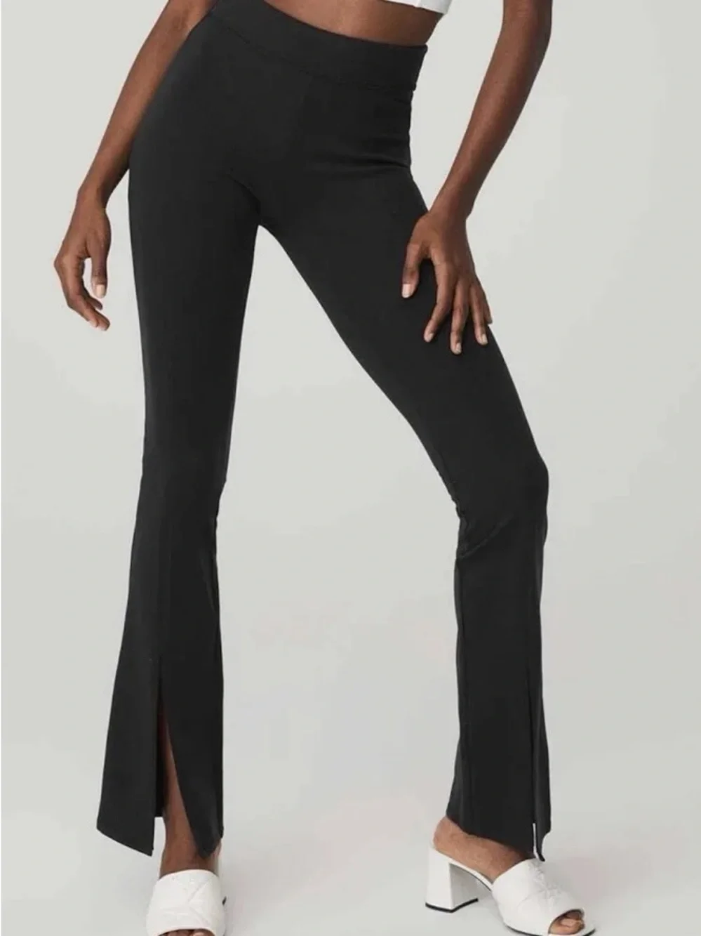 Alo airbrush high-waist flutter leggings